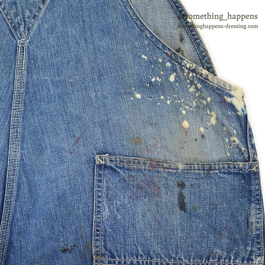 1970's Lee 91-SB JELT DENIM FARMER OVERALL ... W42/L27