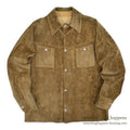 1960's~ SUPERIOR SUEDE LEATHER JACKET BROWN...