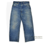 1930's~ UNKNOWN BUCKLE BUCK DENIM PANTS ... W32/L28
