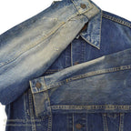 1960's LEVI'S 557XX DENIM JACKET / SUN FADED ... 44