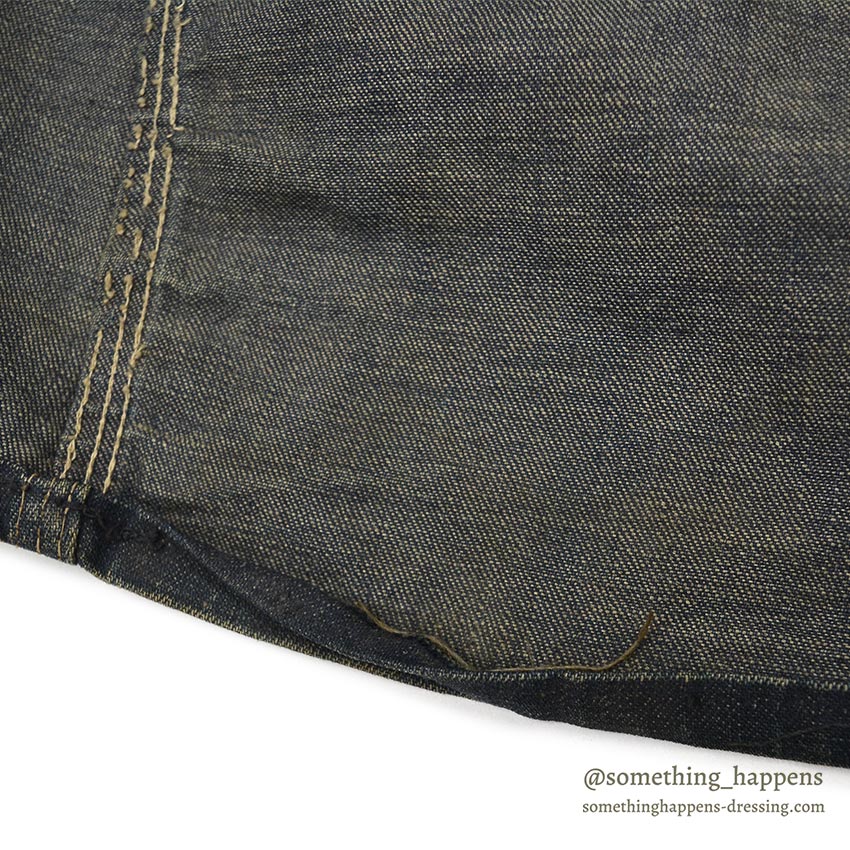 1950's LOTS OF PATCHES DENIM COVERALL...