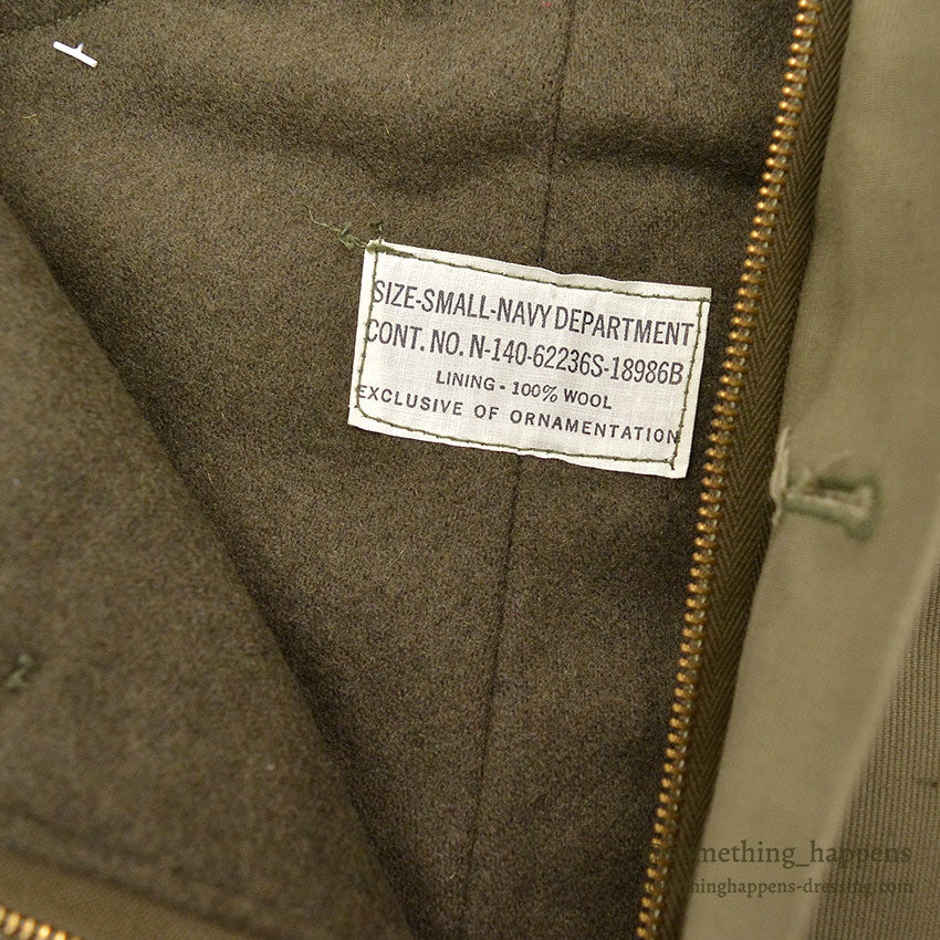 ~1950's DEADSTOCK USNAVY N-1 DECK BIB OVERALL ... SMALL