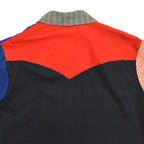 60's~ Crazy Pattern Zip up Jacket...