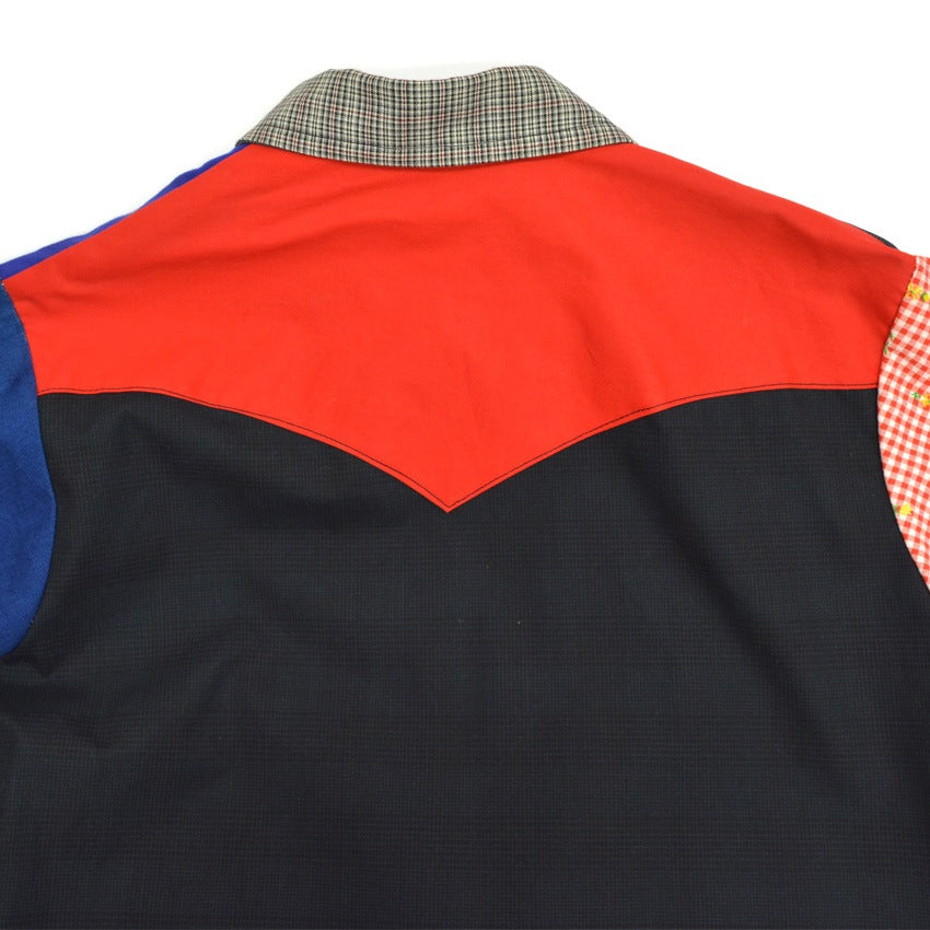 60's~ Crazy Pattern Zip up Jacket...