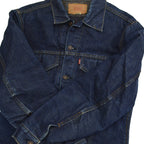 60s Levi's 70505-0317 BIG-E Dark Navy Blanket... Size 38