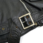 80's GREGORY & SONS rider's jacket, slubby pattern...
