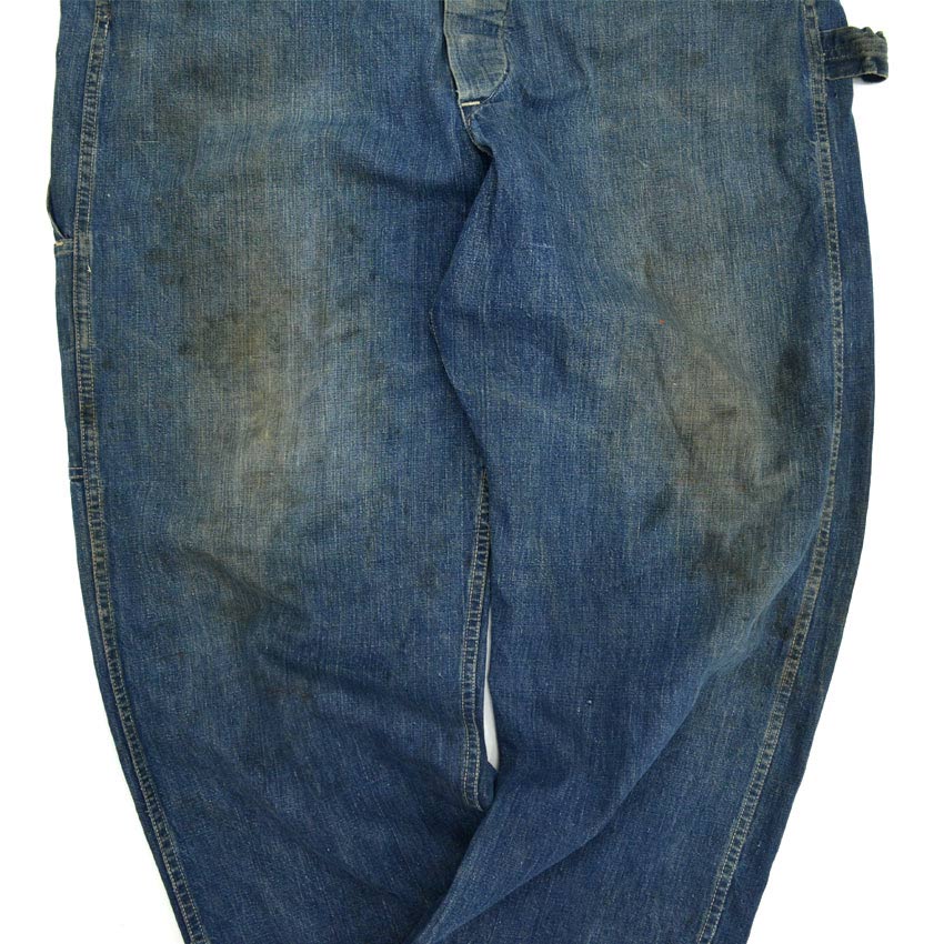 1940s HEADLIGHT OVERALLS WWII Denim Overalls...
