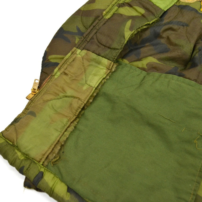 60's VIETNAM TOUR JACKET (Vietnamese Tour Jacket) Camouflage Squadron Embroidery... about M