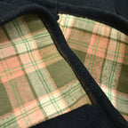 ~40's Julmor Black Wool Double Breasted Coat...