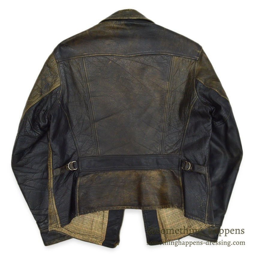 1930's TWO TONE HORSEHIDE LEATHER SPORTS JACKET ...