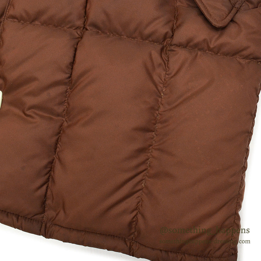 1970's GERRY DOWN SLOPE COAT BROWN... L