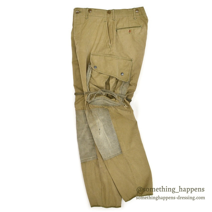 1940's USARMY WW2 M-1942 AIR BORNE JUMP TROUSERS D-DAY MODIFIED... W32/L31
