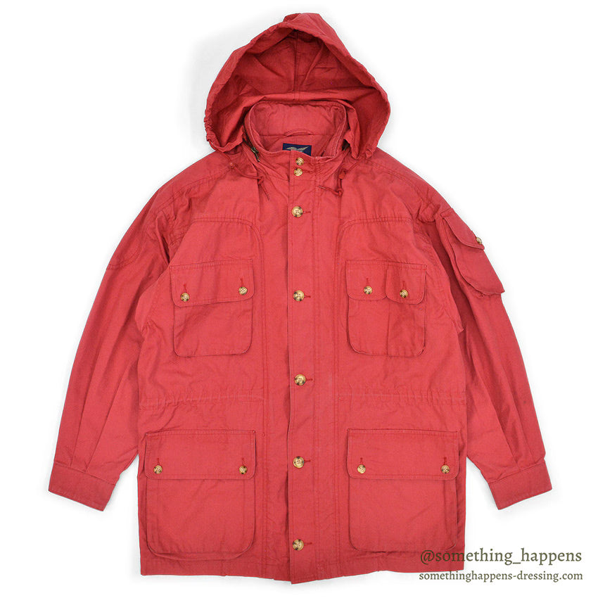 1980's~ Willis & Geiger BUSH POPLIN FIELD JACKET... L