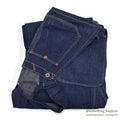 1940's WW2 DENIM OVERALL / VERY DARK... W38/L31