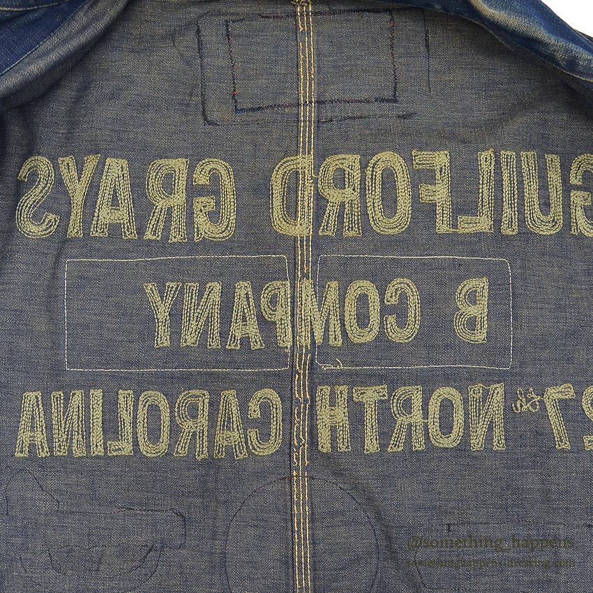 1950's LOTS OF PATCHES DENIM COVERALL...