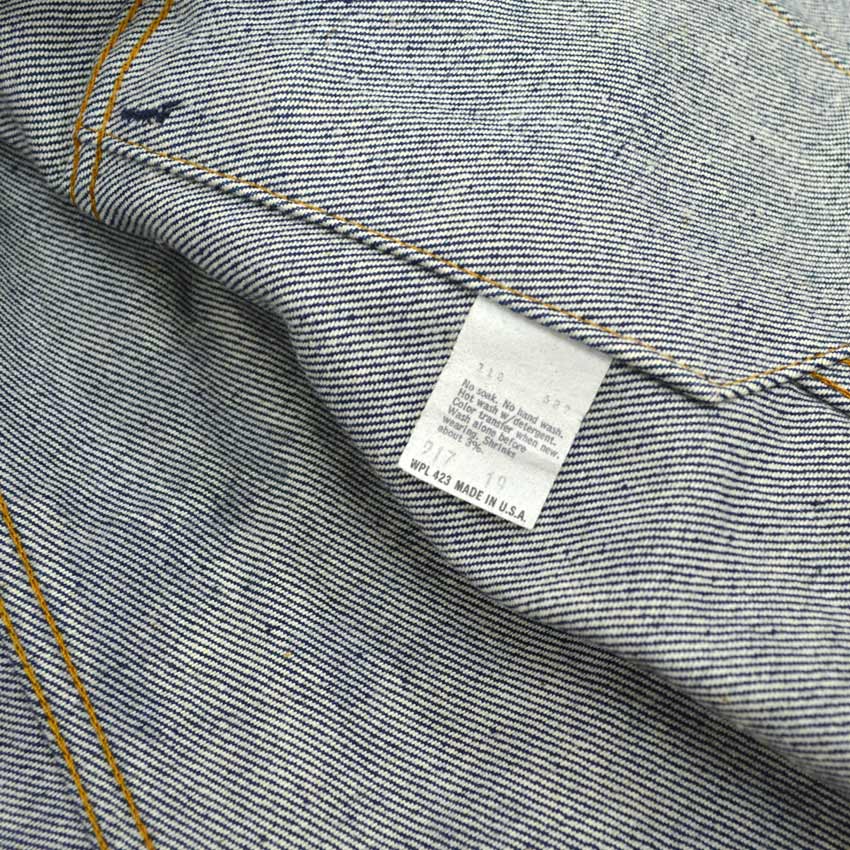 70's Levi's 70505 Small-e Denim Jacket No wash ... 42