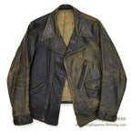 1930's TWO TONE HORSEHIDE LEATHER SPORTS JACKET ...