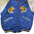 1950's JAPAN SOUVENIR JACKET 45TH TAC RECON SQD THE POLKA DOTS Sukajan... AS IS