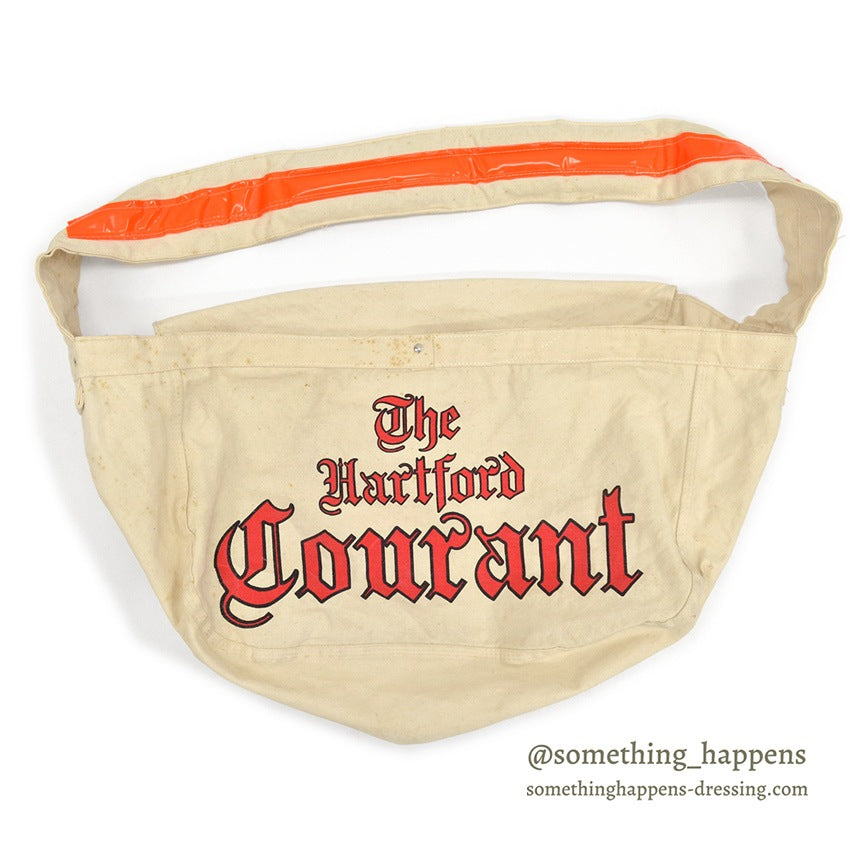 ~1970's THE HARTFORD COURANT NEWS PAPER BAG...