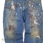 1970's Lee 91-SB JELT DENIM FARMER OVERALL ... W42/L27