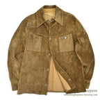 1960's~ SUPERIOR SUEDE LEATHER JACKET BROWN...