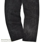 1990's Levi's 501 BLACK DENIM PANTS Made in USA SMOKY FADED... W34/L32