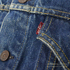 1960's LEVI'S 557XX DENIM JACKET / SUN FADED ... 44