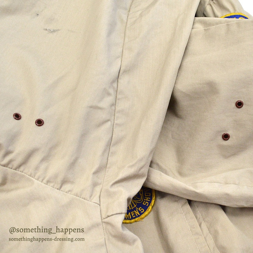 1960's~ HUDSON BAY HERTER'S BASS ANGLER COLLECTIBLE PATCHED JACKET ...