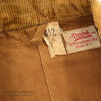 1930's DUXBAK HUNTING COAT WITH PAPER LICENSE HOLDER ... 42