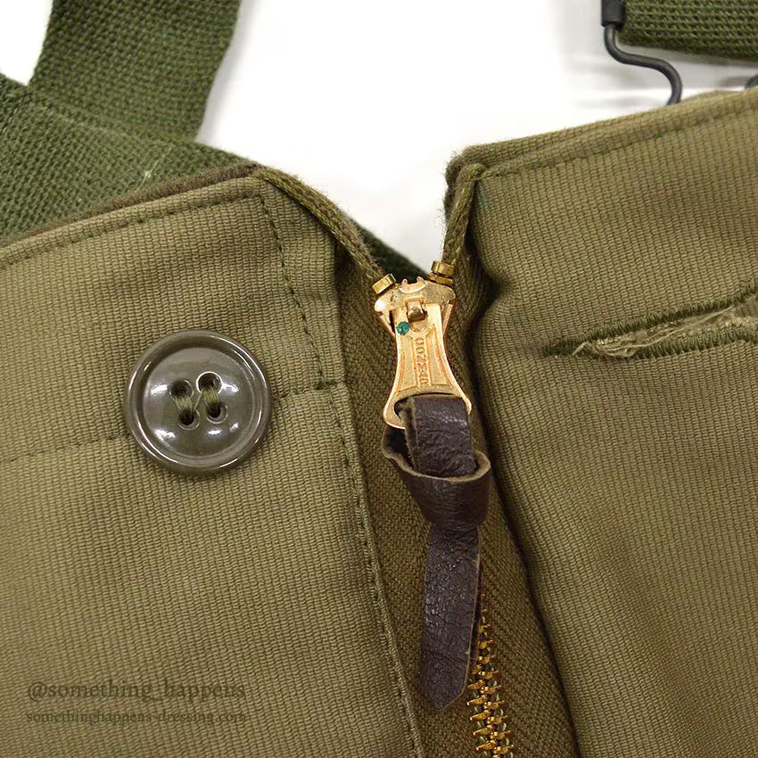 ~1950's DEADSTOCK USNAVY N-1 DECK BIB OVERALL ... SMALL
