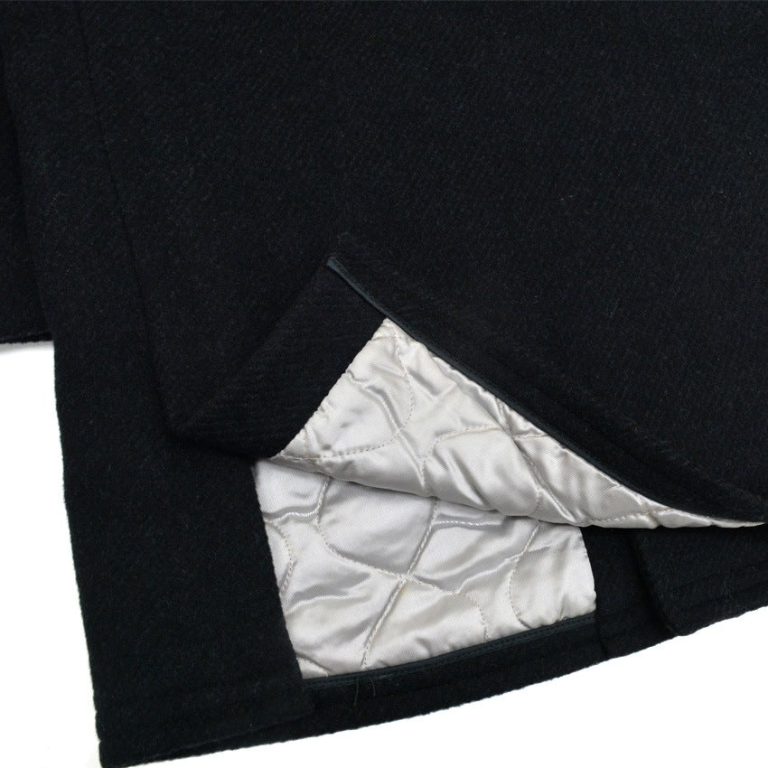 50's Rich Sher Single-Breasted Gangster Coat, Black!!... 36