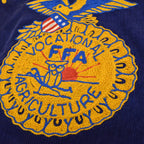 40's FFA embroidery button front jacket, rare... 42