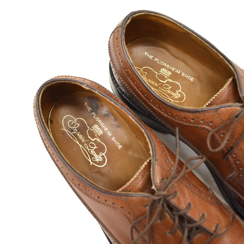 70's FLORSHEIM IMPERIAL Kenmoor Wingtip Oxford Shoes ... 91/2E