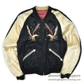 1940s JAPAN SOUVENIR JACKET (Sukajan) - Eagle & Tiger Design, TTS Zipper...