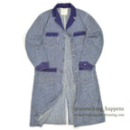 1930's〜 UNUSUAL HICKORY STRIPE SERVICE COAT 機関車ボタン ... Fits like 38