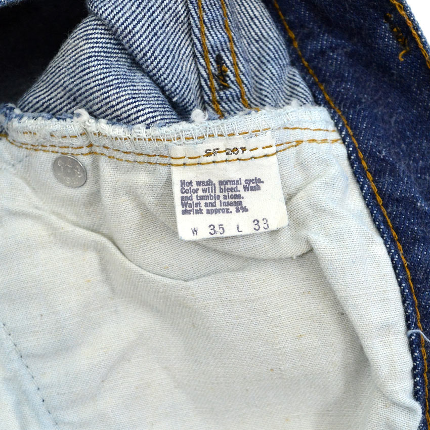 1970's Levi's 501 66後期 ... W35/L33