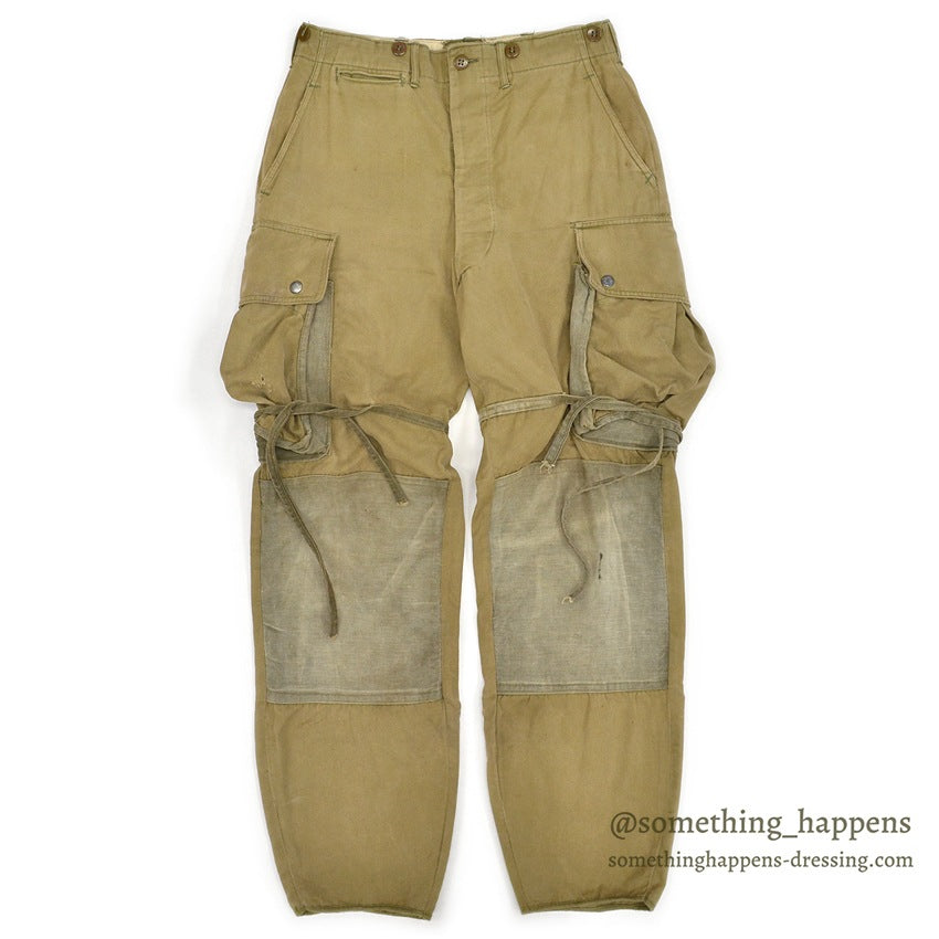 1940's U.S.ARMY WW2 M-1942 AIR BORNE JUMP TROUSERS D-DAY MODIFIED ... W32/L31