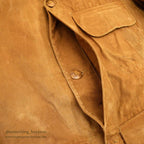 1930's DUXBAK HUNTING COAT WITH PAPER LICENSE HOLDER ... 42