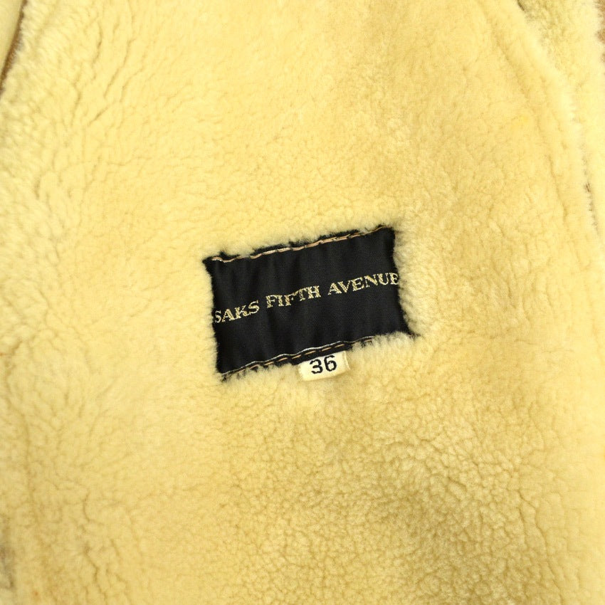 ~70's SAKS FIFTH AVENUE Shearling Coat ... 36
