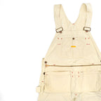 1950s-style PAYDAY PENNEYS off-white overalls with apron...