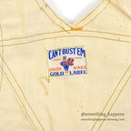 1940's~ DEADSTOCK CAN'T BUST'EM DOUBLE KNEE OVERALL ... W42/L30