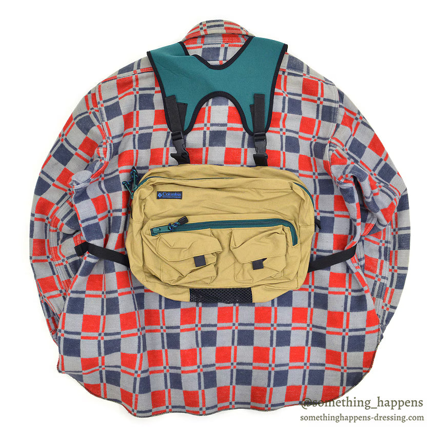 1990's DEADSTOCK COLUMBIA FORE & AFT PACK FISHING VEST...