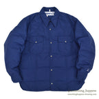1980's GERRY DOWN SHIRT NAVY ... Fits like L to XL