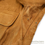 1930's DUXBAK HUNTING COAT WITH PAPER LICENSE HOLDER ... 42