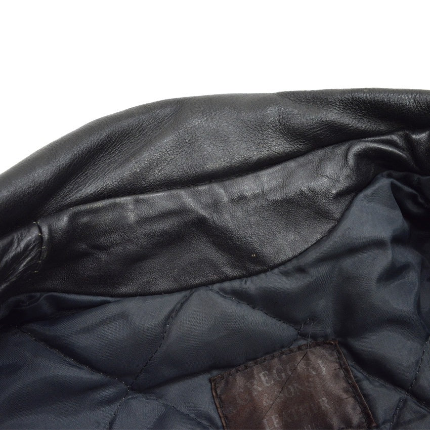 80's GREGORY & SONS rider's jacket, slubby pattern...