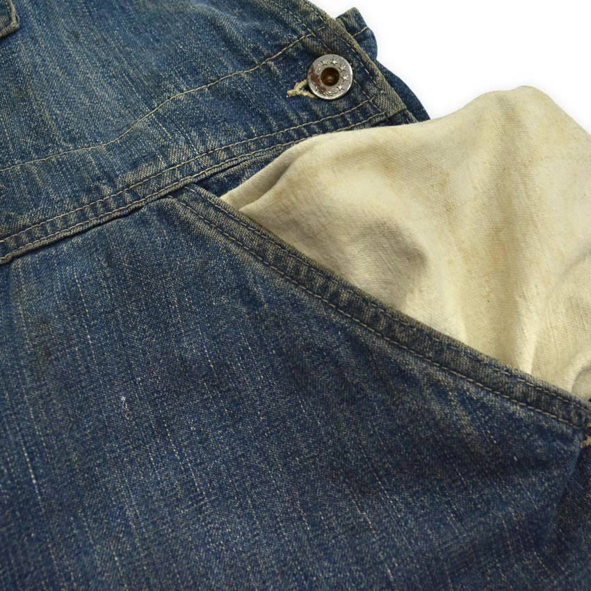1940s HEADLIGHT OVERALLS WWII Denim Overalls...
