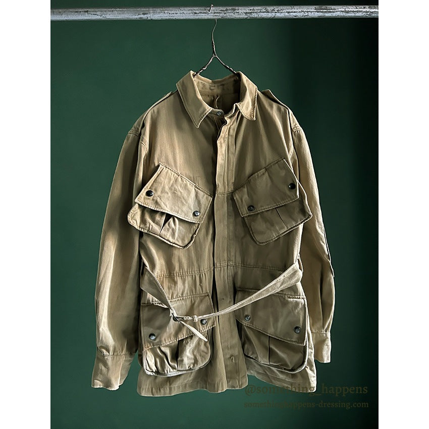 1940's U.S.ARMY WW2 M-1942 AIR BORNE JUMP JACKET D-DAY MODIFIED ...