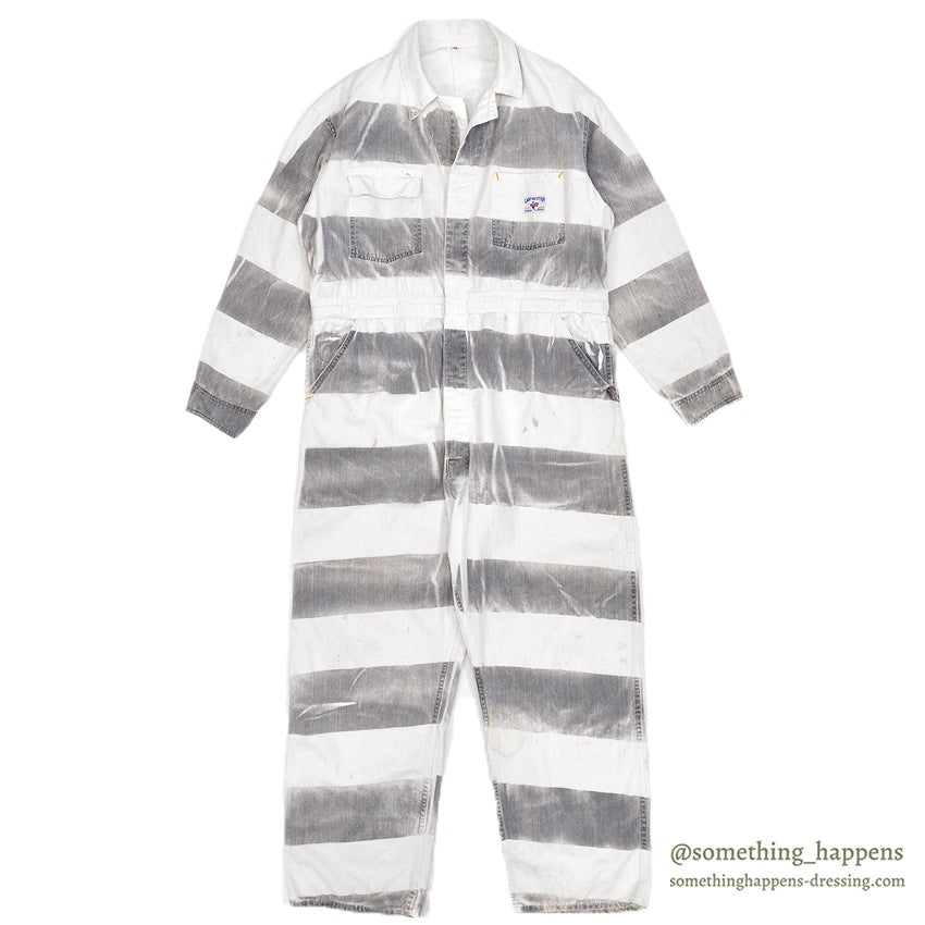 1940's CAN'T BUST'EM PRISONER COSTUME HBT COVERALLS ... 46