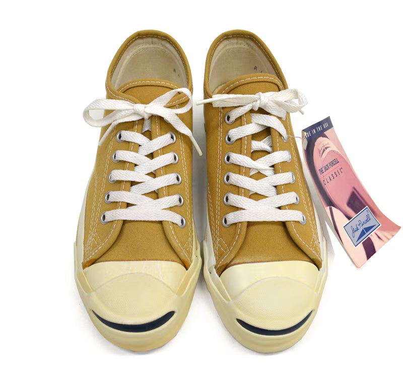 90's　デッドストック CONVERSE ジャックパーセル　マスタード　SIZE 6