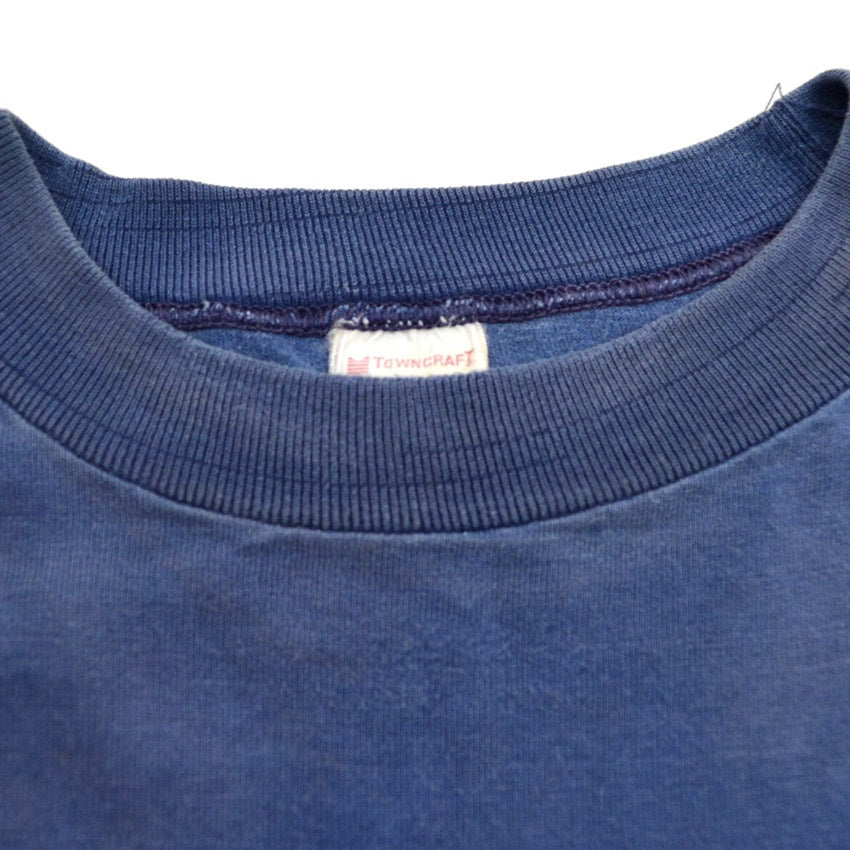 60's〜 TOWNCRAFT Penneys  ポケットＴシャツ 瑠璃紺 ... L